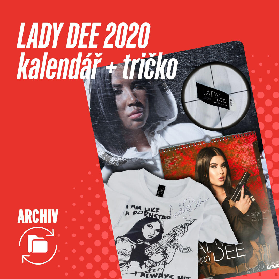 Lady Dee tričko + kalendář 2020